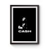 Legend Of Rock Johnny Cash Premium Matte Poster