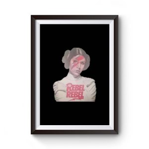 Leia Organa Rebel David Bowie Star Wars Premium Matte Poster