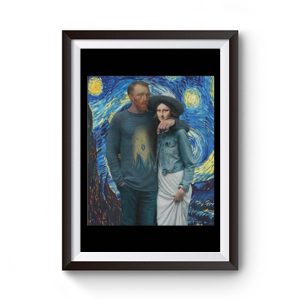 Lisa Van Gogh Starry Night Premium Matte Poster
