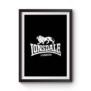 Lonsdale Classic Logo Lion Premium Matte Poster