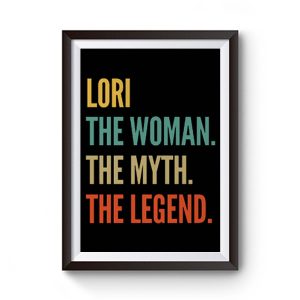 Lori The Woman The Myth Premium Matte Poster