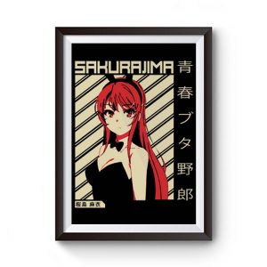 Mai Sakurajima Rascal Does Not Dream Of Bunny Girl Sempai Premium Matte Poster