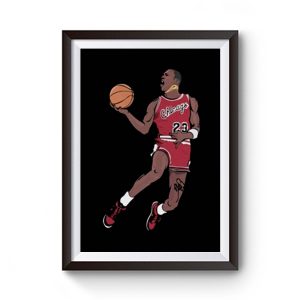 Michael Jordan Nba Champion Premium Matte Poster