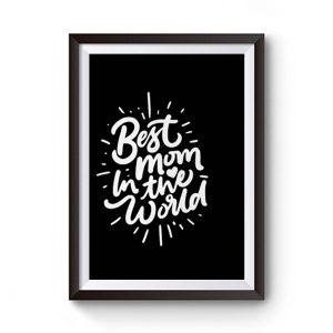 Mom With Kids Names Mama Mimi With Names Premium Matte Poster