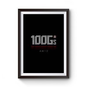 Morgan 100 Goals Premium Matte Poster