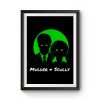 Mulder And Scully X Files Premium Matte Poster