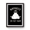 Namaste Social Distancing Premium Matte Poster