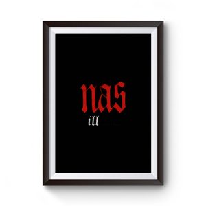 Nas Illmatic 90s Hip Hop Rap Premium Matte Poster