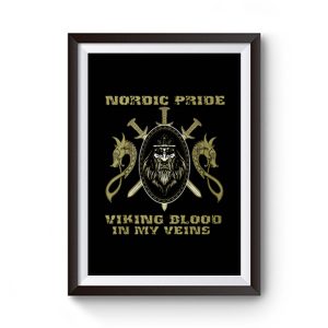 Nordic Pride Viking Blood Premium Matte Poster