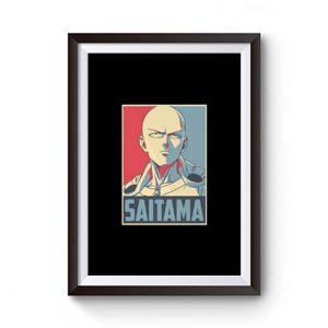 One Punch Man Vintage Saitama Premium Matte Poster