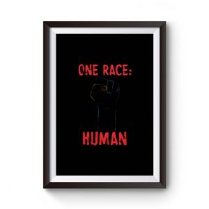 One Punch One Race Human Race Premium Matte Poster
