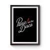 Panic At The Disco Red Stripes Band Premium Matte Poster