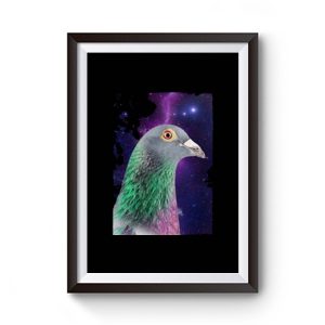 Peace Pigeon Space Premium Matte Poster