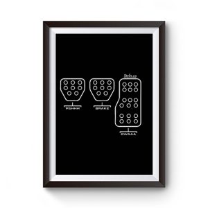 Pedal Funny Premium Matte Poster