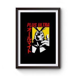 Plus Ultra All Might My Hero Academia Premium Matte Poster