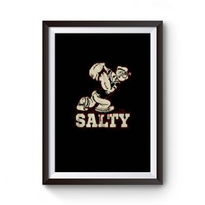 Popeye Cartoon Salty Premium Matte Poster