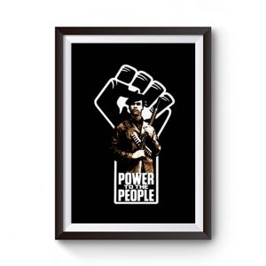 Power To The People Huey P Newton Premium Matte Poster