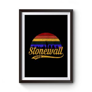 Pride Lgbtq Tee Stonewall 1969 Where Pride Began Premium Matte Poster