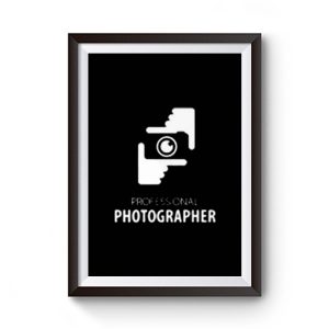 Professional Photograper Premium Matte Poster