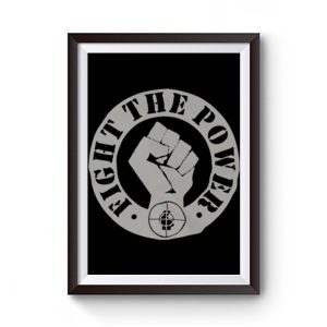 Public Enemy Fight The Power Iconic American Hip Hop Premium Matte Poster