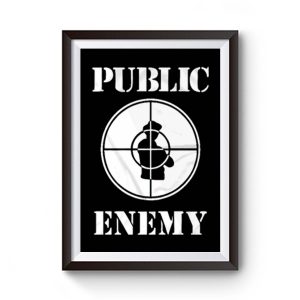 Public Enemy Shot Target Premium Matte Poster