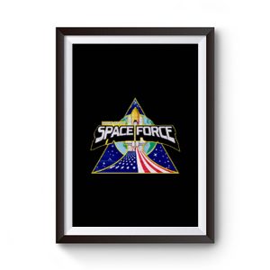 Rocket Vintage Space Force Premium Matte Poster