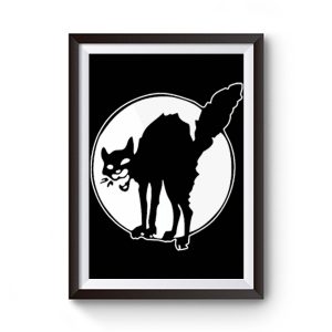 Sabotage Black Cat Angry Premium Matte Poster