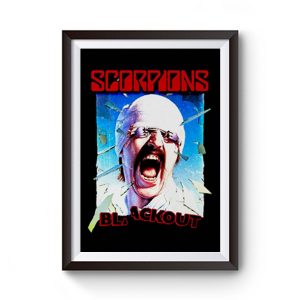 Scorpions Blackout Premium Matte Poster