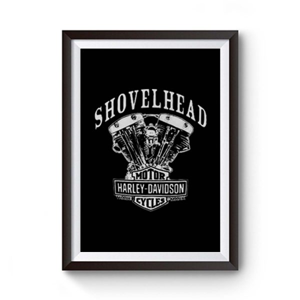 Shovelhead Engine Harley Davidson Premium Matte Poster