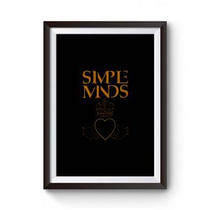Simple Minds Band Premium Matte Poster