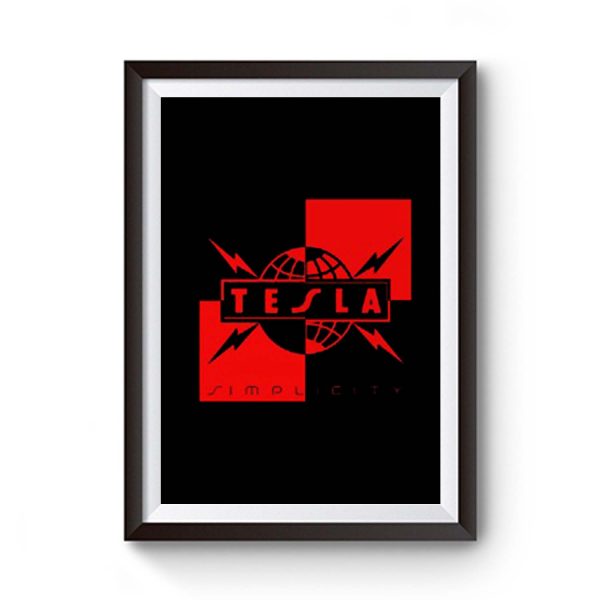 Simplicity Tesla Premium Matte Poster