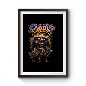 Splatter Head Exodus Band Premium Matte Poster