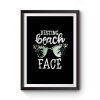 Sun Glasses Resting Beach Face Premium Matte Poster