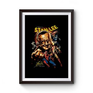 Superhero Stan Lee Premium Matte Poster