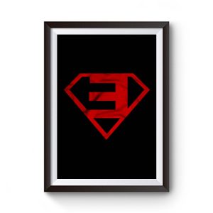 Superman Eminem Rap Hip Hop Premium Matte Poster