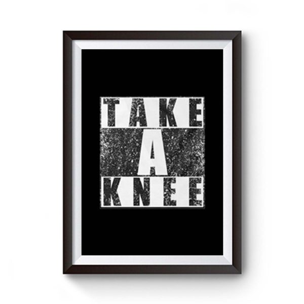 Take A Knee Retro Premium Matte Poster