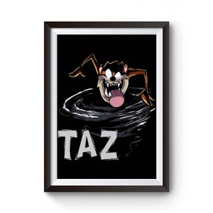 Taz Tazmania Devil Looney Tunes Classic Cartoon Premium Matte Poster