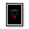 Team Targaryen Dragon Premium Matte Poster