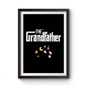 The Grandfather Granddad Baby Pregnancy Announcement First Time Grandpa Premium Matte Poster