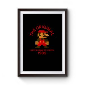 The Original Super Mario Nintendo Old But Cool Premium Matte Poster