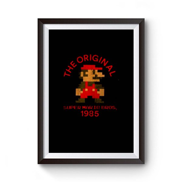 The Original Super Mario Nintendo Old But Cool Premium Matte Poster