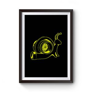 The Turbo Snail Funny Humor Racing Speed Premium Matte Poster