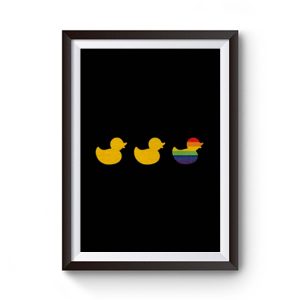 Three Ducks Premium Matte Poster