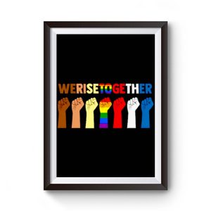 Together We Will Rise Coexist Premium Matte Poster
