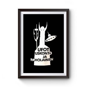 Ufot Uskonto Ja Paholainen Premium Matte Poster