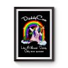 Unicorn Daddy And Rainbow Premium Matte Poster