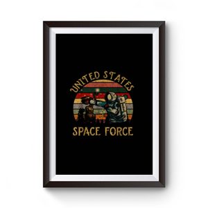 United States Vintage Space Force Premium Matte Poster