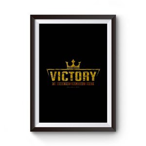 Victory Motorcycle Logo Vintage Premium Matte Poster