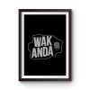 Wakanda Panther Map Premium Matte Poster