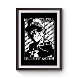 White Blood Cell Cells At Work Premium Matte Poster
